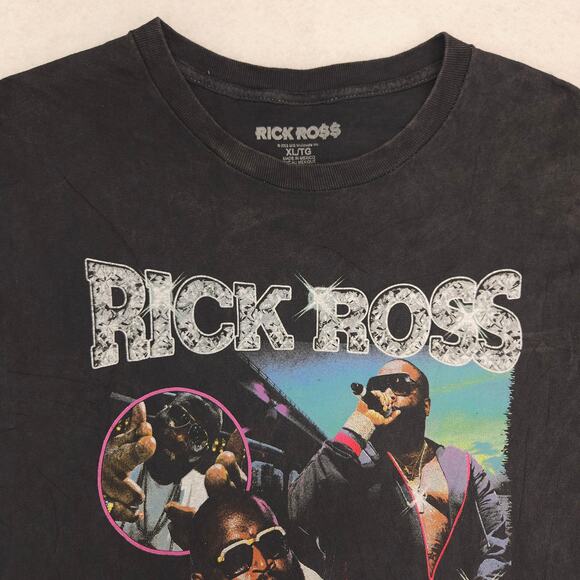 Rick Ross Every Day Im Hustlin Rap T Shirt Adult Mens Size Extra Large XL Black - Picture 1 of 9